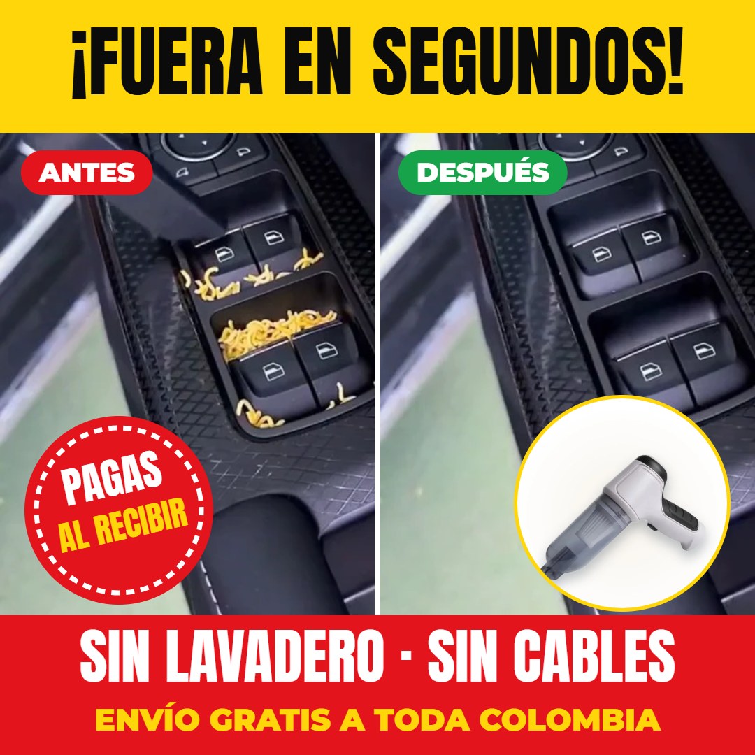 Antes y después: fuera en segundos, sin lavadero y sin cables