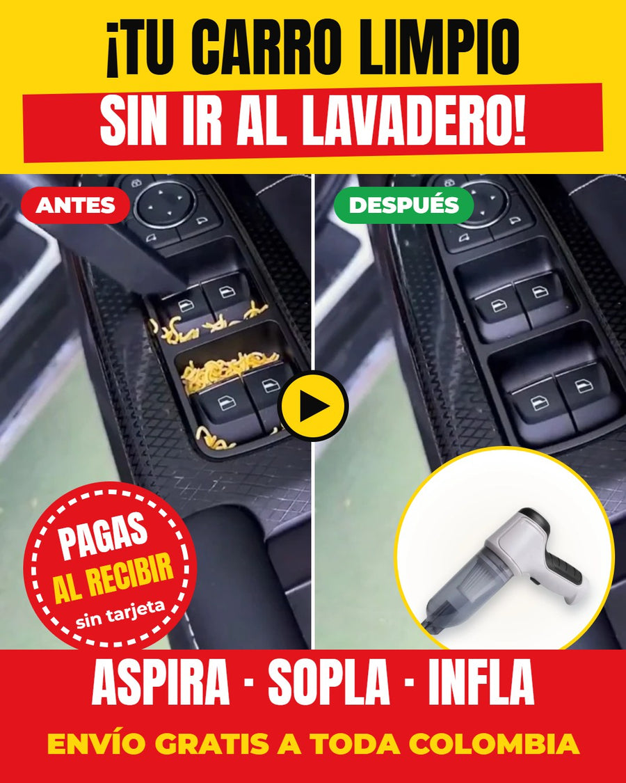 Aspiradora Vertical de Mano con Extensor